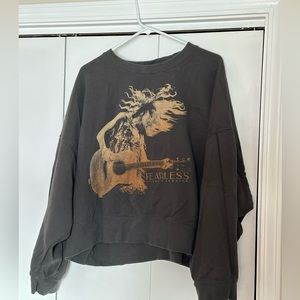 Taylor Swift Fearless (Taylor’s Version) Cropped Pullover - 3XL